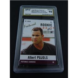 2004 Just Minors #AP4 Albert Pujols Potomac Cannons Rookie, MGS Graded Gem Mint 10