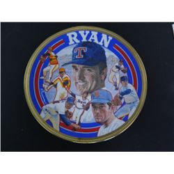 8.5" Porcelain Nolan Ryan Plate by Sports Impressions, 1993. Only 10,000 Made