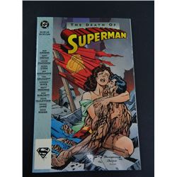 1993 The Death of Superman DC Comic, thick comic, issue price $4.95