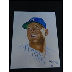 1989 Mickey Mantle Print by Ron Lewis, each is #d, Limited Edition of 5000