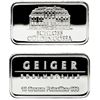 Image 1 : Ten Gram Geiger Security Line Silver Ingot, Ten Grams .999 Fine Silver