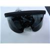 Image 1 : Guard Dogs Aggressive Eyewear, Vented PureBreds Smoke with AF and Leash, part #331-12-01