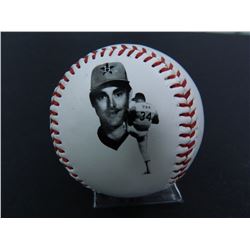 Nolan Ryan Day Baseball for Sept. 29th 1996 in Honor of Houston Astros Retiring #34, photo ball