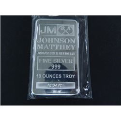 Ten Ounce .999 Fine Silver Bullion Bar