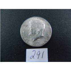 (2) 1964 Silver Kennedy 1/2 Dollars, 90% Silver, Both One Money