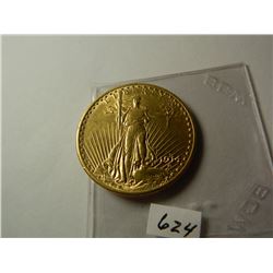 Gold 1914 $20 Saint-Gaudens Double Eagle, AGW=.9675 ounce, Austin, Texas Estate Gold Hoard