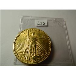 Gold 1924 $20 Saint-Gaudens Double Eagle, AGW=.9675 ounce, Austin, Texas Estate Gold Hoard