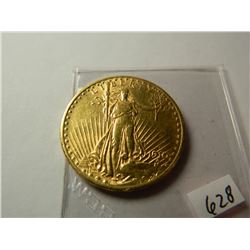 Gold 1910 $20 Saint-Gaudens Double Eagle, AGW=.9675 ounce, Austin, Texas Estate Gold Hoard