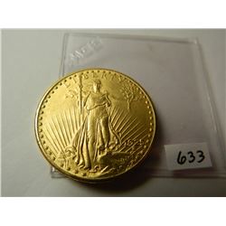 Gold 1925 $20 Saint-Gaudens Double Eagle, AGW=.9675 ounce, Austin, Texas Estate Gold Hoard