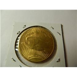 Gold 1911-S $20 Saint-Gaudens Double Eagle, AGW=.9675 ounce, Pre-'33 Gold from Austin, Texas Estate