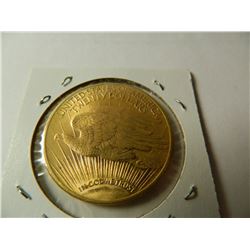 Gold 1922 $20 Saint-Gaudens Double Eagle, AGW=.9675 ounce, Pre-'33 Gold from Austin, Texas Estate