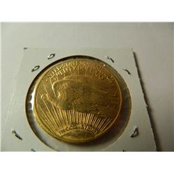 Gold 1923 $20 Saint-Gaudens Double Eagle, AGW=.9675 ounce, Pre-'33 Gold from Austin, Texas Estate