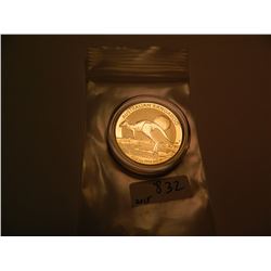 One Ounce .9999 Fine GOLD, 2015 Australia Kangaroo, $100 Coin. AGW= One Ounce Fine Gold