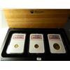 Image 1 : Gold 2008 Australia Dolphin Set: ALL NGC PF70 UCAM, AGW= .64 Ounce Gold for the set. Nice!