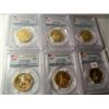Image 1 : Six (6) 2013 Gold $25 U.S. Eagles, PCGS MS70 First Strikes, 1/2 Ounce Fine Gold Each