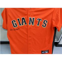 Joe Garagiola signed Giants jersey, Authenticated by JSA