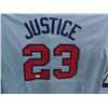 Image 1 : Dave Justice signed Braves jersey, Authenticated by JSA