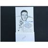 Image 1 : Lenny Moore Signed 4"x6" Card, James Spence Authenticated, 1975 Hall of Fame