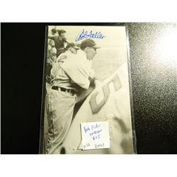 Bob Feller Signed Postcard, James Spence Authenticated #L58218