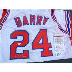 Rick Barry Signed Nets ABA Jersey, James Spence Authenticated # W827611