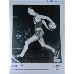 Bob Cousy Signed 8"x10" ESPN Road Show from 2001 in Boston, JSA Authenticated