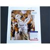 Image 1 : Mack Brown Signed 8"x10" inscribed "Hook Em" PSA Authenticated #X70348