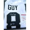 Image 1 : Ray Guy Signed Raiders Career Highlight Stat Jersey, Inscr. HOF '14, James Spence Auth. #W943984