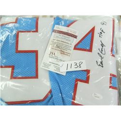 Earl Campbell Signed Houston Oilers Jersey, James Spence Authenticated #W883960