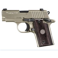 SIG SAUER P238 HD NICKEL, .380ACP, No Ambidextrious Safety, NEW IN BOX, #238-380-HD-NI, 6 Shot