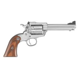 RUGER Bearcat .22LR Stainless Steel Finish, Steel Frame, Wood Grips, NEW IN BOX, #0917, 6 Shot RVLVR