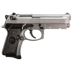 Beretta 92FS Compact 9mm with Rail, NEW IN BOX, #J90C9F21, Fixed 3 Dot Sights, 10 Shot, 4.3 BRL