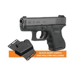 GLOCK 26 9mm 10 Round, NEW IN BOX, #PN2650701H, Holster Incl. Glock Night Sights! Super Value!