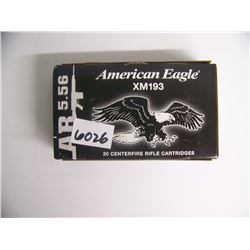 Federal Ammo AE TACTICAL, 5.56x45, 55 Grains, 20 Pack, 5.56 NATO