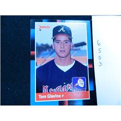 1988 Donruss #644 Tom Glavine (Braves) ROOKIE CARD