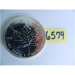 ONE Ounce .999 Fine Silver Canadian Maple Leaf