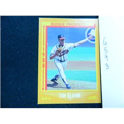 1988 Score #638 Tom Glavine (Braves) ROOKIE CARD