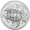 Image 1 : 2015 Two Ounce .999 Fine Silver $5 Nieu New Zealand Hawksbill Turtle Coin, Two Ounces Fine Silver