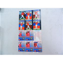 Royal Rookies Six Card Un-Cut Sheet! Ken Kriffey Jr. High Gloss