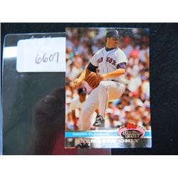 1991 Topps Stadium Club Members Only Roger Clemens, Red Sox