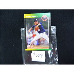 1989 Donruss Baseball #154, Nolan Ryan card, Astros