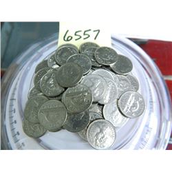 1/2 pound of 1955-1981 Canadian Nickels, .999 Fine Nickel Bullion, 99.9% Pure Nickel Bullion