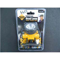 Western Safety Head Lamp, New in Package, Batteries Included, Swivel Lens, Waterproof