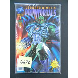 Leonard Nimoy's Primortals comic book set #1 thru #4, 1995, All Four (4) All One Money