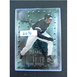 1997 Fleer Metal Universe Titanium Frank Thomas (White Sox)