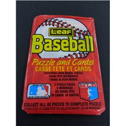 Six (6) Unopened Packs of 1991 Leaf Studio Baseball Cards, All For One Money