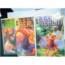 (3) Harsh Realm comics #'s 1, 4 & 5  (1994, Harris Comics) All One Money!