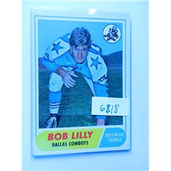 1968 Topps Football #181, Bob Lilly, DT Cowboys