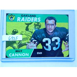 1968 Topps Football #37 Billy Cannon, End Raiders