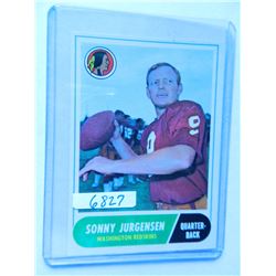 1968 Topps Football #88, Sonny Jurgensen, QB Redskins