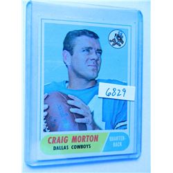 1968 Topps Football #155 Craig Morton Rookie Card! QB Cowboys